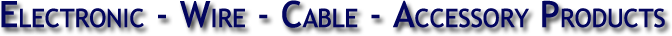an image of Electronic Wire, Cable and Accessory Products